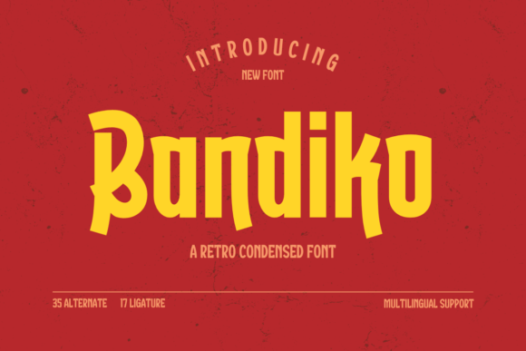 Bandiko Sans Serif Font By twinletter