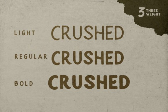Crushed Font - Preview 5