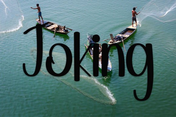Fishing Font - Preview 3