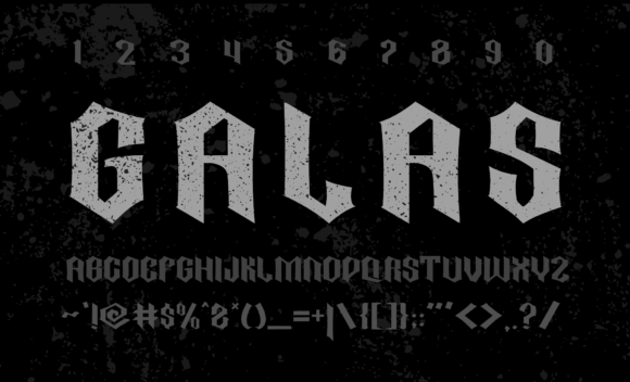 Galas Font - Preview 6
