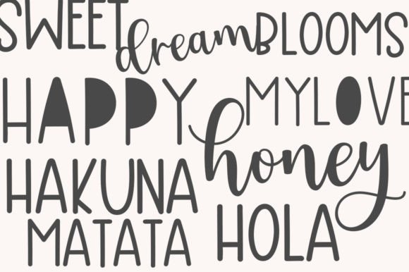 Hailey Trio Font - Preview 2