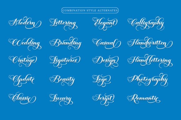 Magdaline Font PNG with transparent background - Preview 3