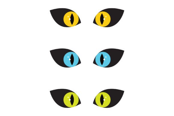 Cat Eye Logo Design Icon
