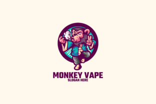 Monkey Vape Graphic by mamas cacing  Creative Fabrica