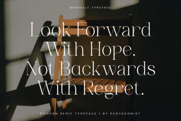 Bravhile Font - Preview 6