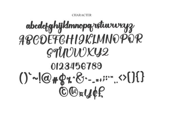 Calligrphic Font - Preview 3