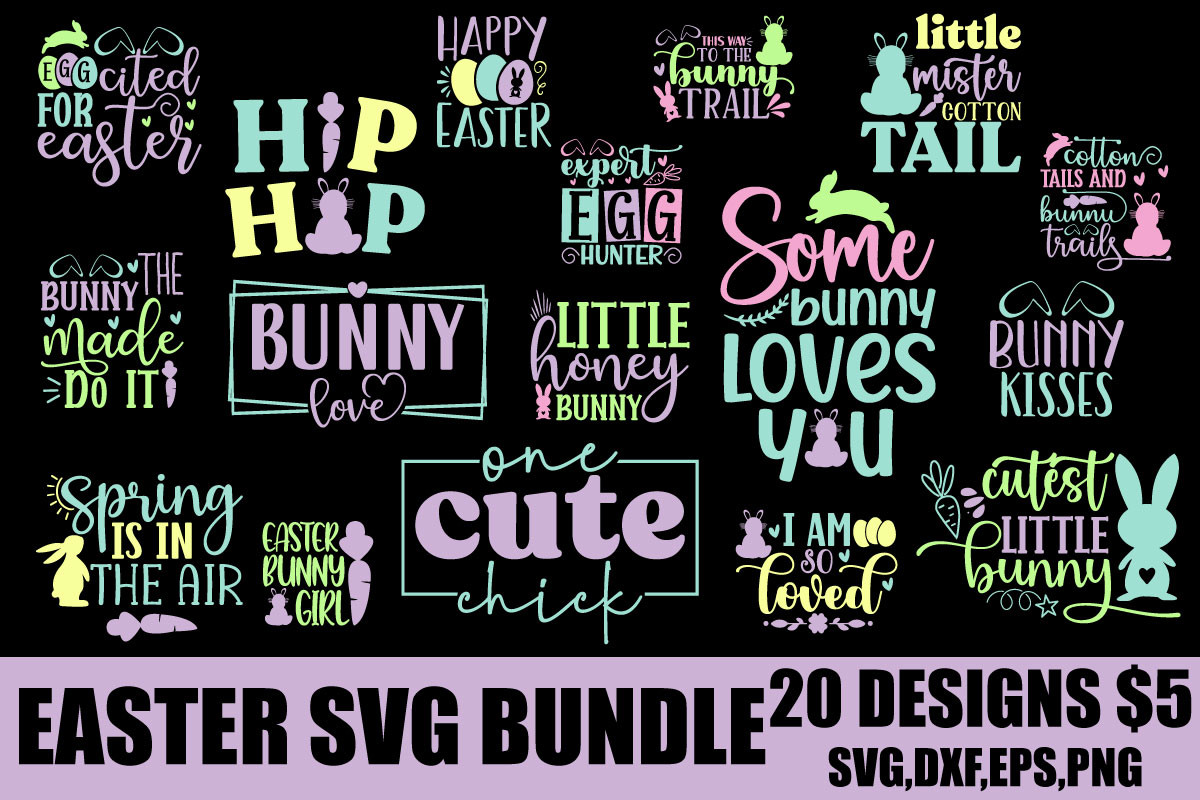 Easter Svg Bundle Graphic by BlackCraft · Creative Fabrica