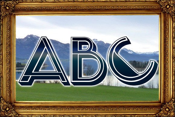 Louvre Font PNG with transparent background - Preview 1