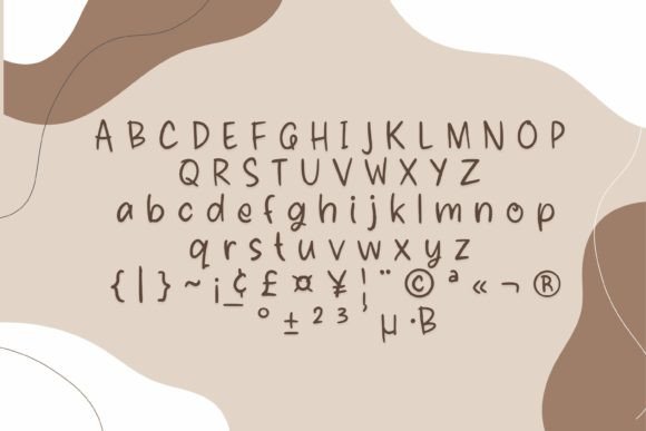 Natlycalie Font PNG with transparent background - Preview 1