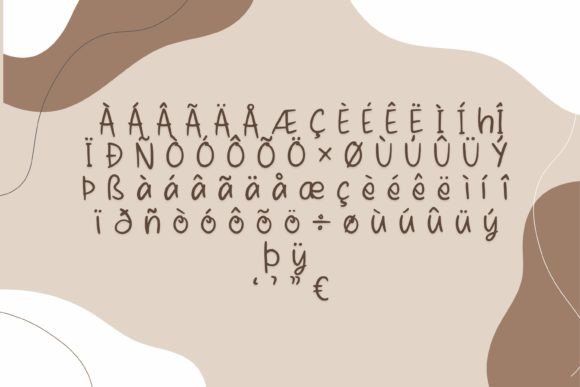 Natlycalie Font PNG with transparent background - Preview 4