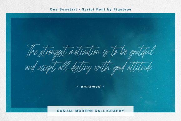 One Sunstart Font PNG with transparent background - Preview 4