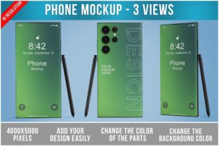 Smart Phone with Stylus Mockup Graphic by gustavocomunello · Creative ...