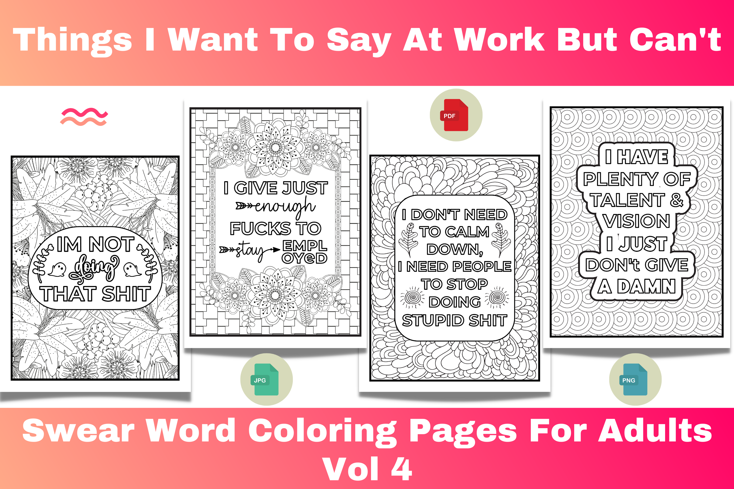 Swear Word Coloring Pages for Adults