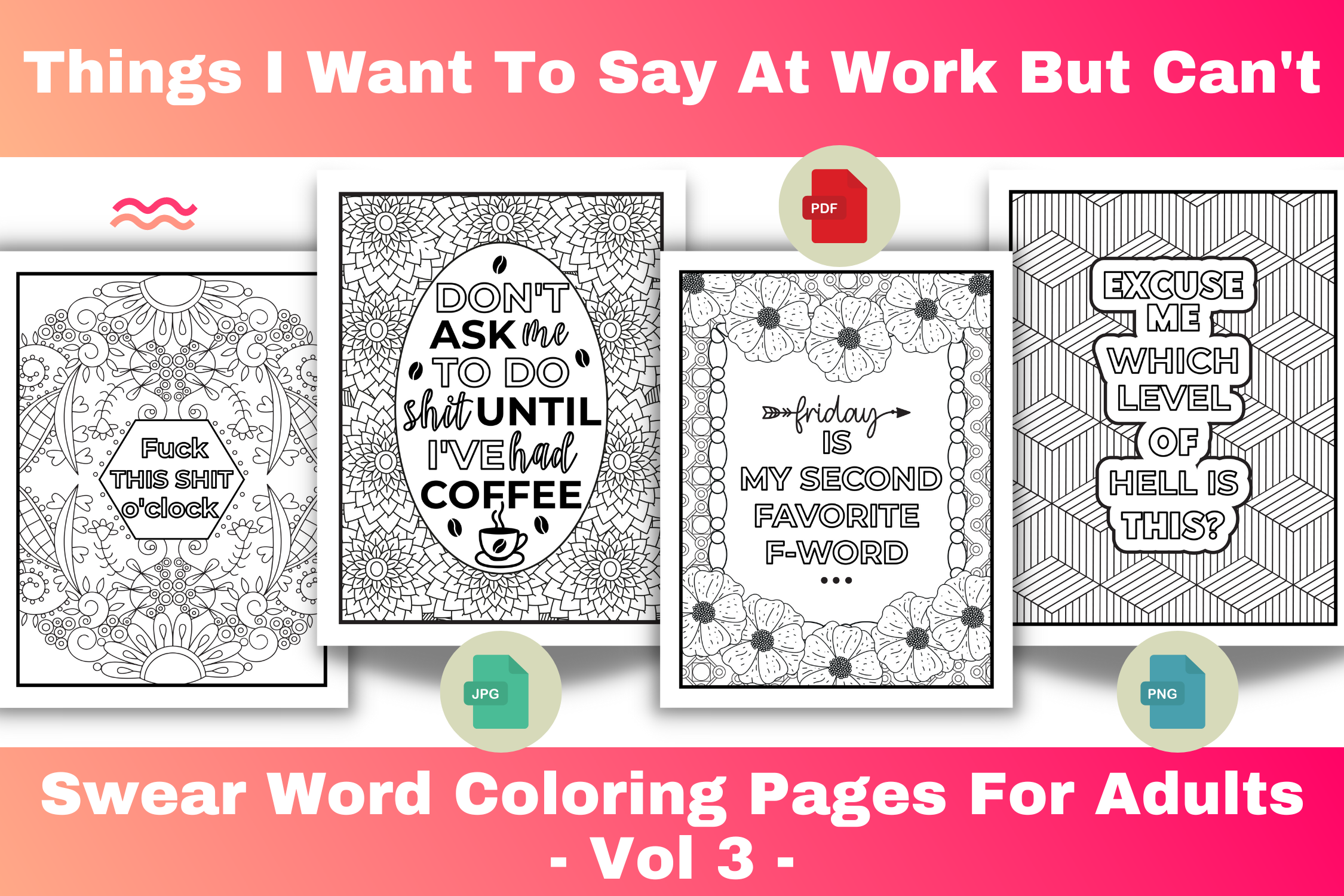 Swear Word Coloring Pages for Adults