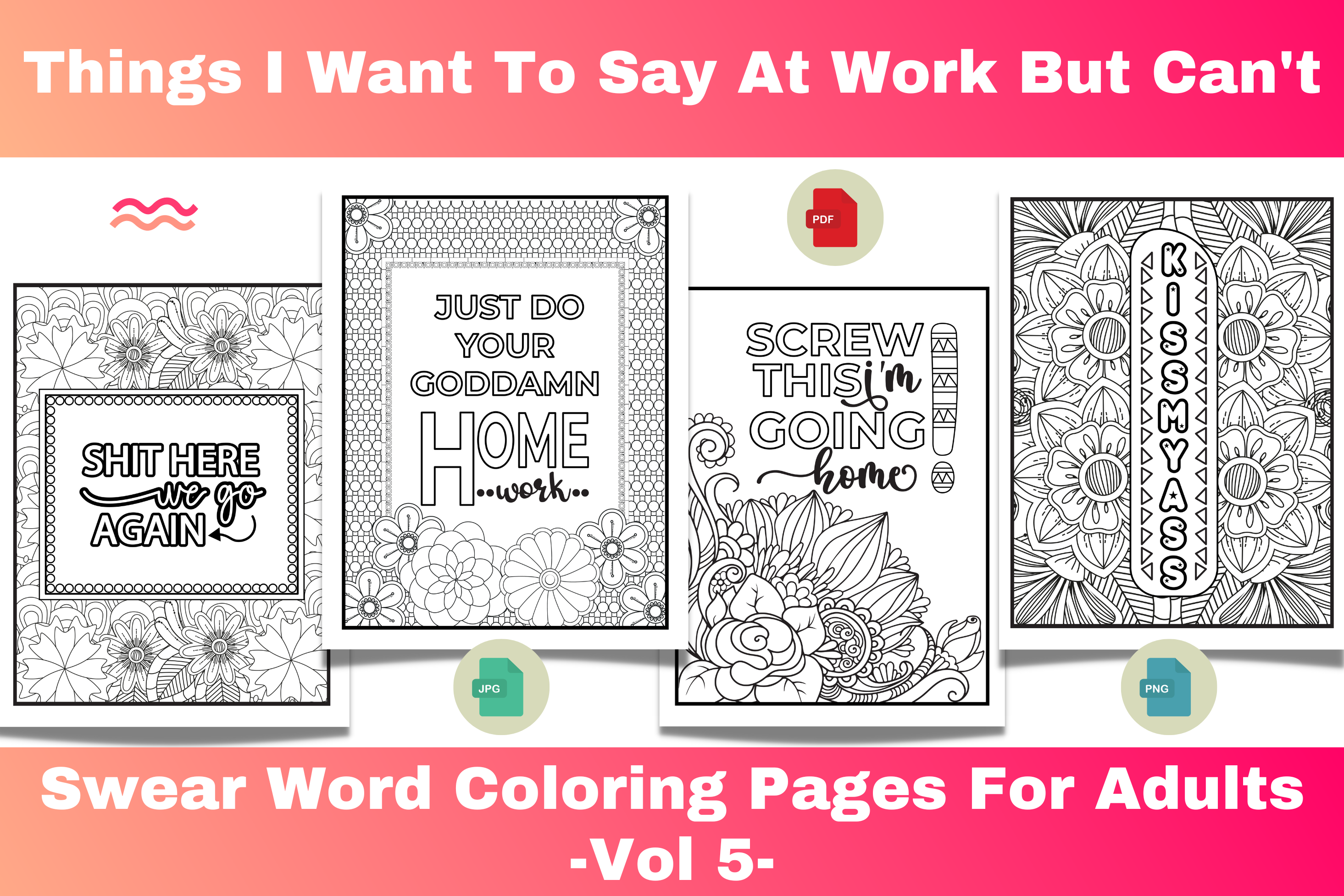 Swear Word Coloring Pages for Adults