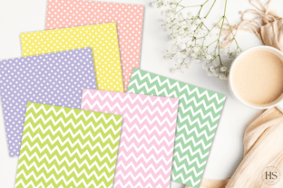 16 Rainbow Happy Easter Digital Paper Graphic by Heyv Studio · Creative ...
