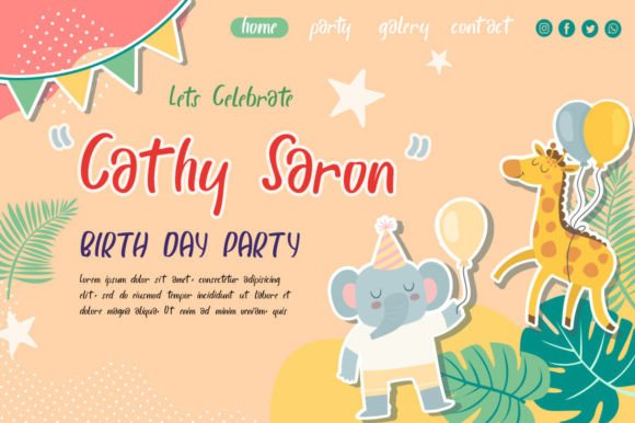 Lilyana Flowers Font PNG with transparent background - Preview 1