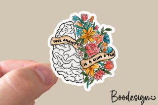Mental Health Anxiety Floral PNG Graphic by BOO.design · Creative Fabrica
