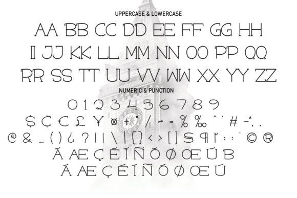 Miniline Font PNG with transparent background - Preview 5