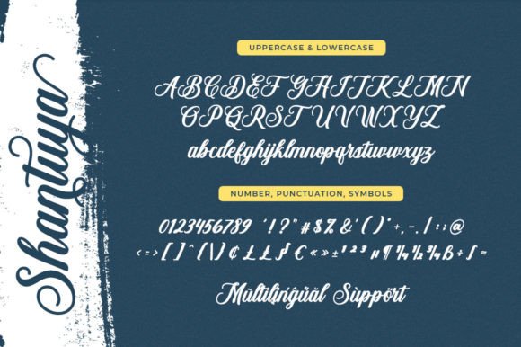 Shantuya Font PNG with transparent background - Preview 4