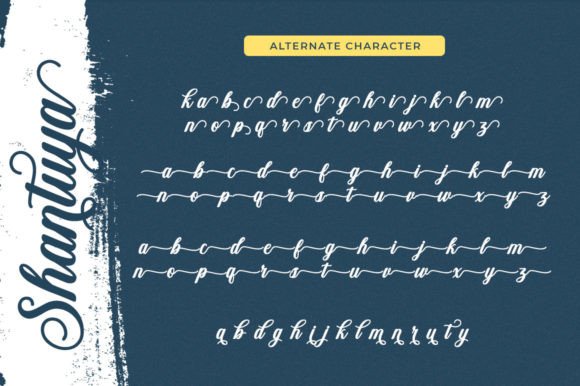 Shantuya Font PNG with transparent background - Preview 5