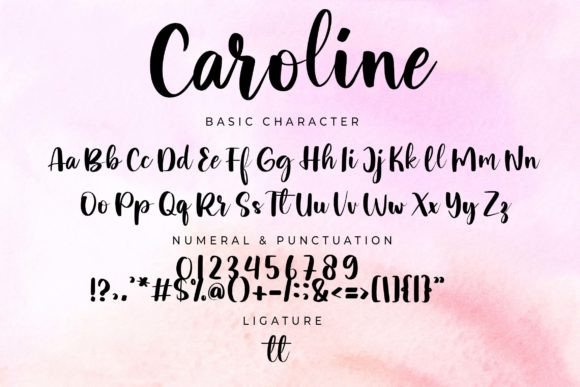 Caroline Font - Preview 5