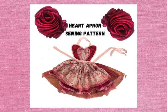 DIY Heart Lover Apron Sewing Project