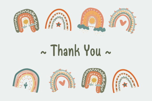 Juicy Melon Font PNG with transparent background - Preview 6