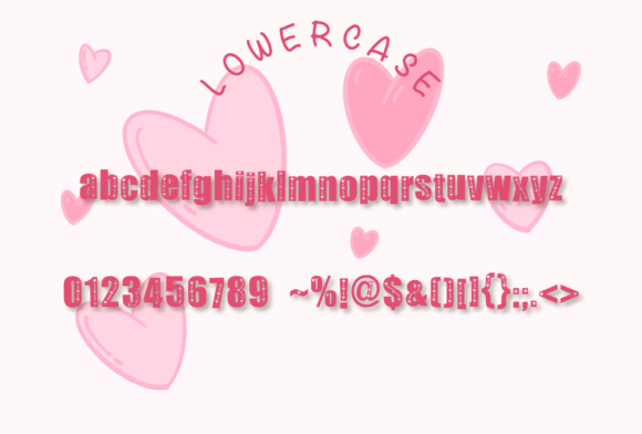 Love Very Much Font PNG with transparent background - Preview 2