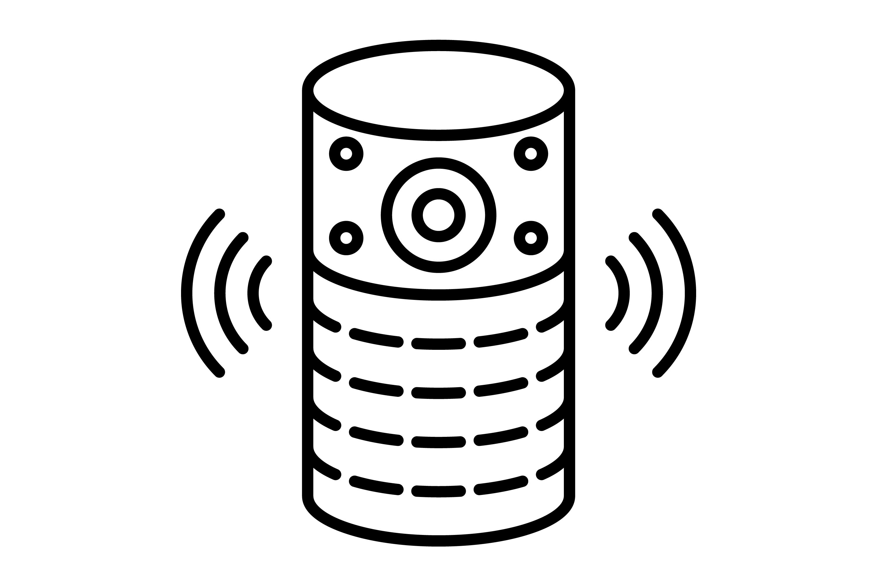 Smart Speaker Outline Icon Graphic by Mahi Icons · Creative Fabrica