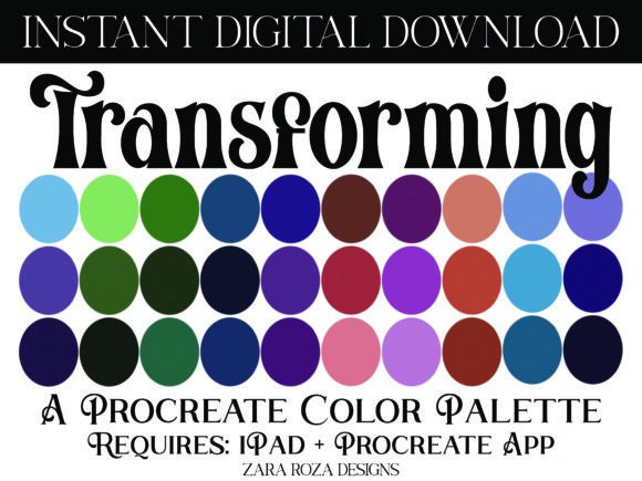 Transforming Procreate Color Palette