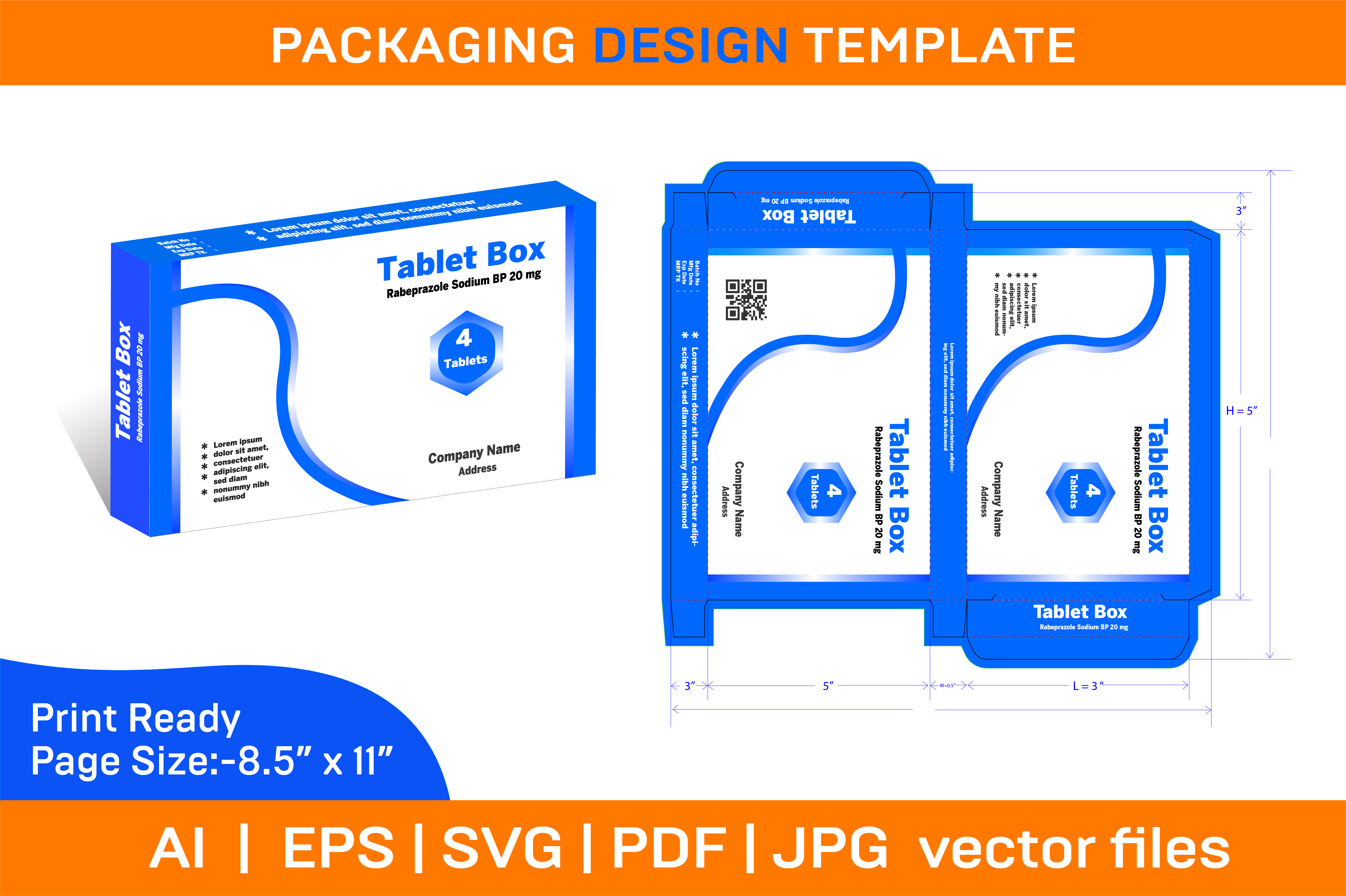Maxlis 20 Mg (4 Tablets) Box Packaging Design T Graphic by DesignConcept ...