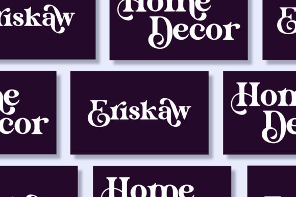 Eriskaw Font - Preview 2