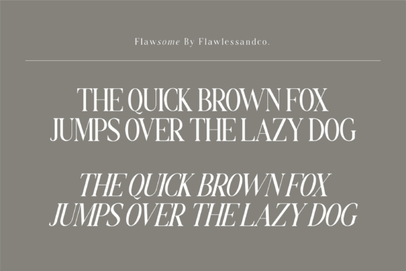 Flawsome Font - Preview 5