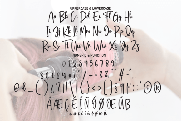 Hairstyle Font - Preview 4