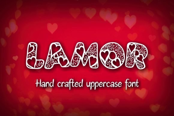 Heart Collection Font PNG with transparent background - Preview 6