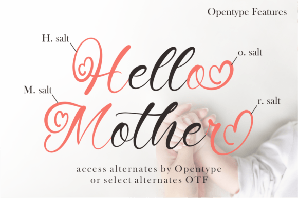 Hello Mother Font - Preview 1