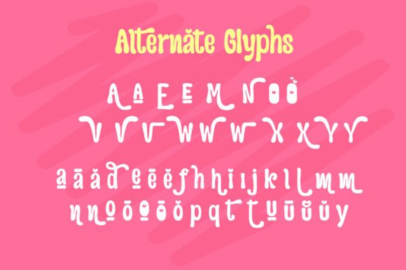 Home of Love Font PNG with transparent background - Preview 2