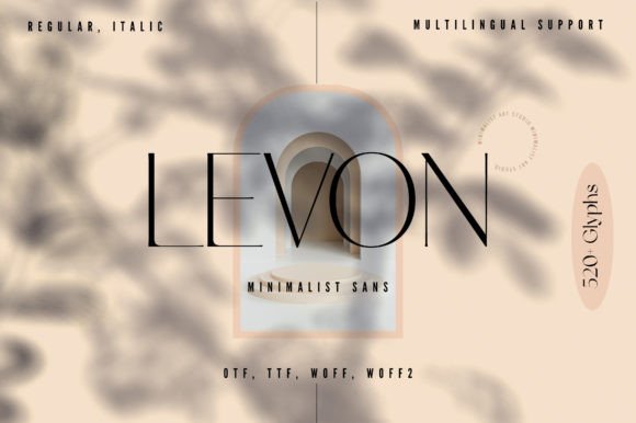 Levon Font by Minimalistartstudio preview