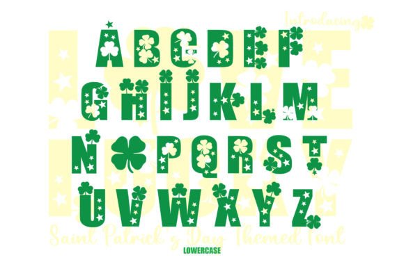 Love Lucky Font PNG with transparent background - Preview 2