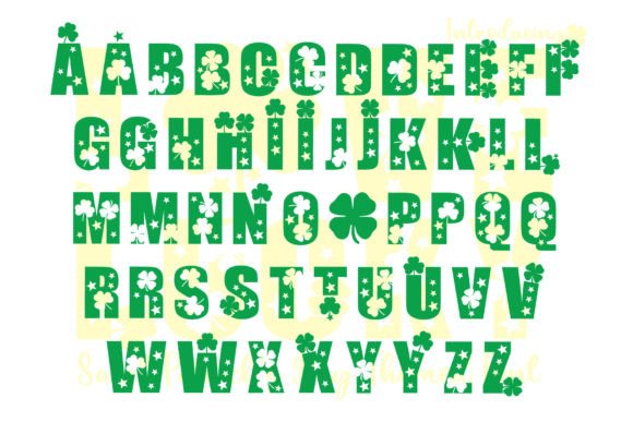 Love Lucky Font PNG with transparent background - Preview 4