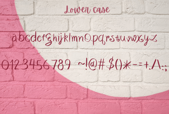 Poppy Love Font PNG with transparent background - Preview 2