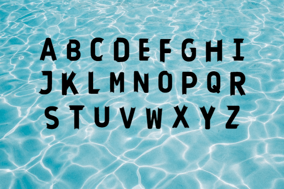 Presentation Font PNG with transparent background - Preview 1