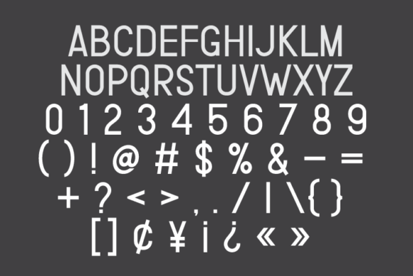 Riverna Side Font PNG with transparent background - Preview 4