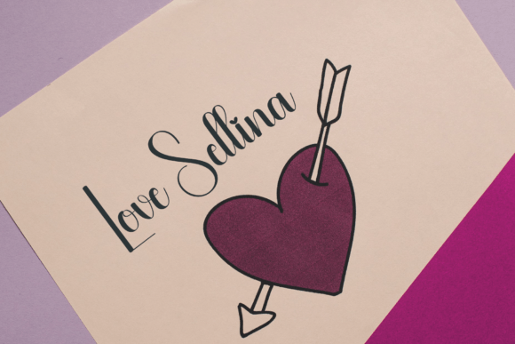 Shellina Font PNG with transparent background - Preview 1