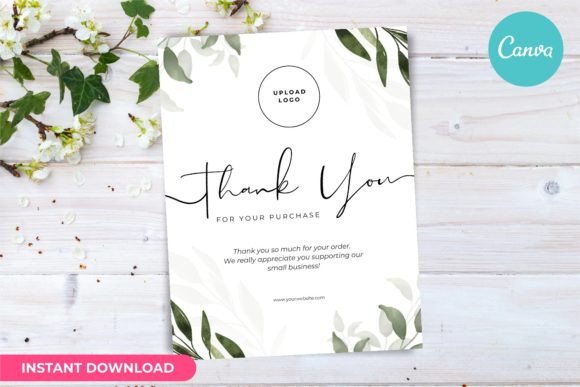 Thank You Card Business Template Canva