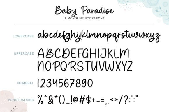 Baby Paradise Font - Preview 5