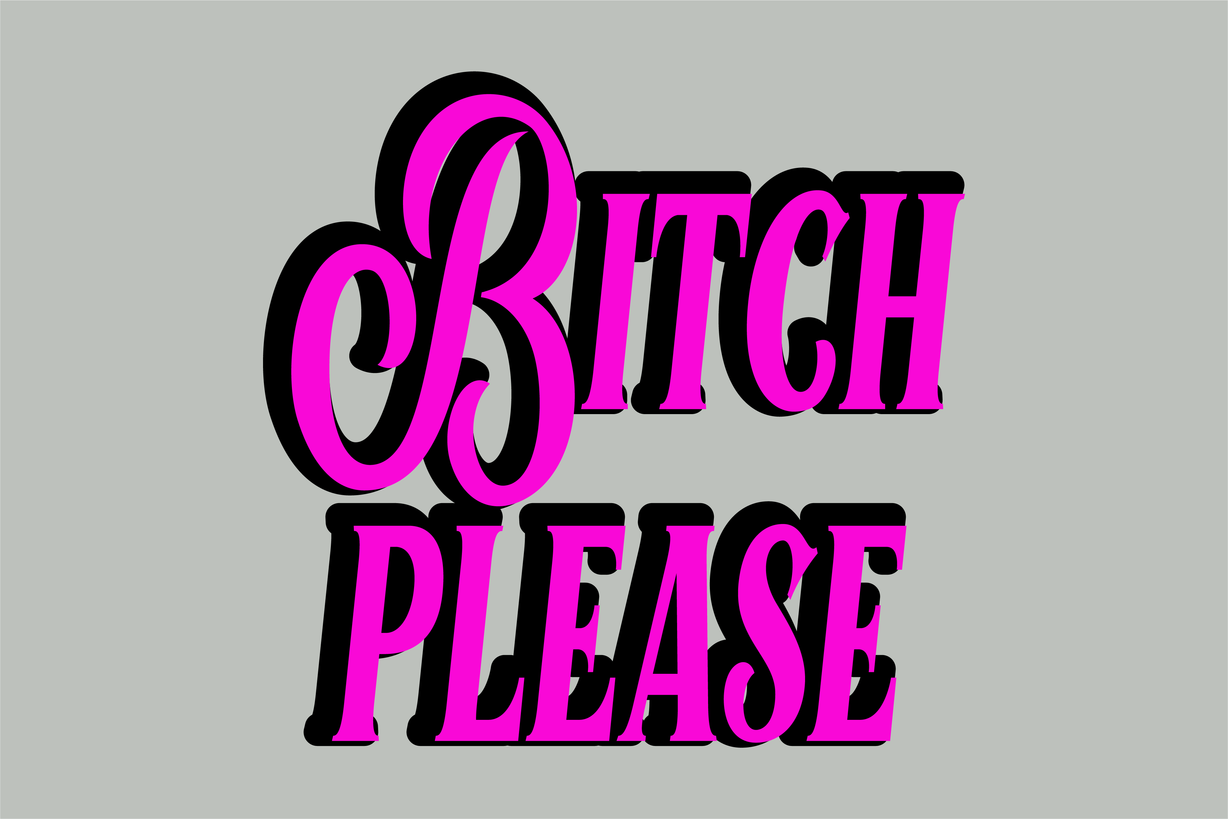 Bitch Please Graphic by lirisyaco · Creative Fabrica