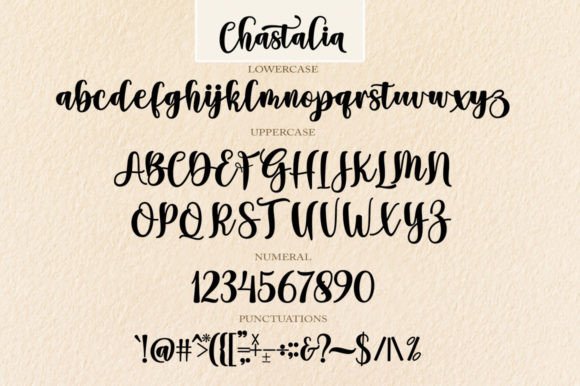 Chastalia Font - Preview 6