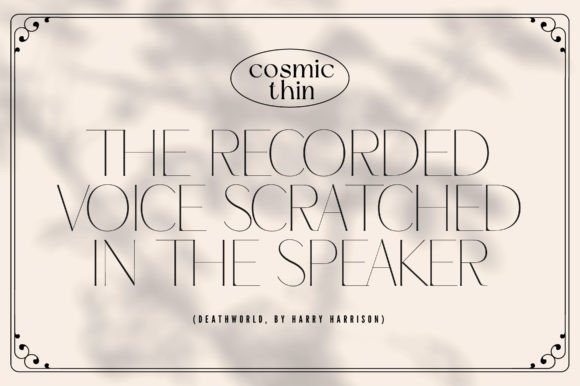 Cosmic Font PNG with transparent background - Preview 1
